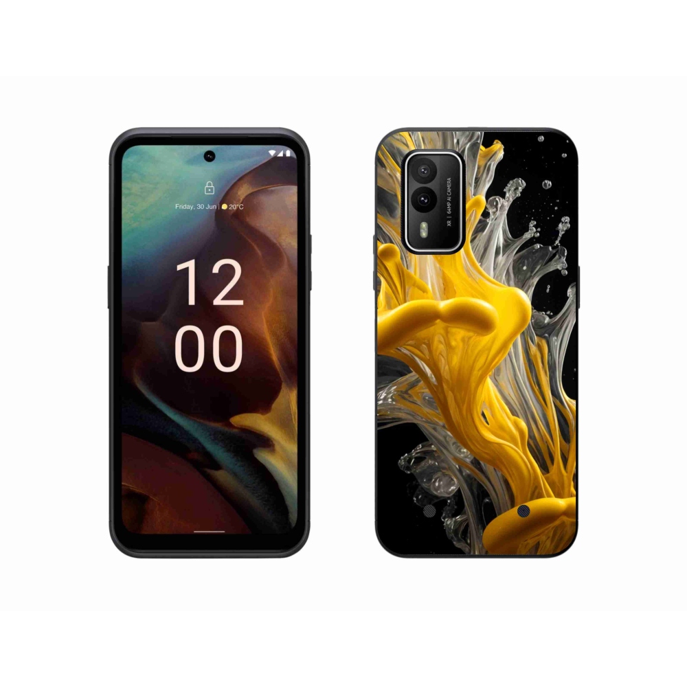 Gelový kryt mmCase na Nokia XR21 - abstraktní motiv 48