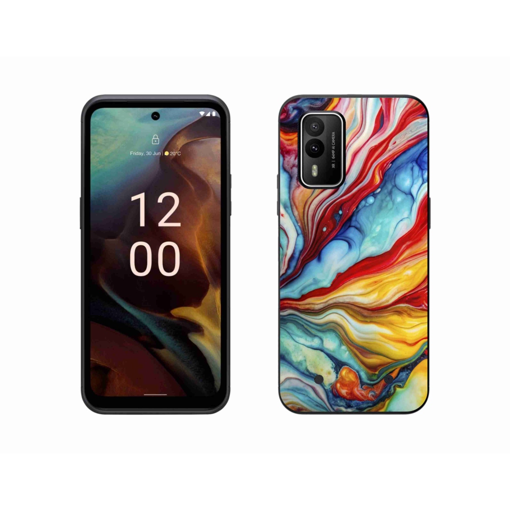 Gelový kryt mmCase na Nokia XR21 - abstraktní motiv 58