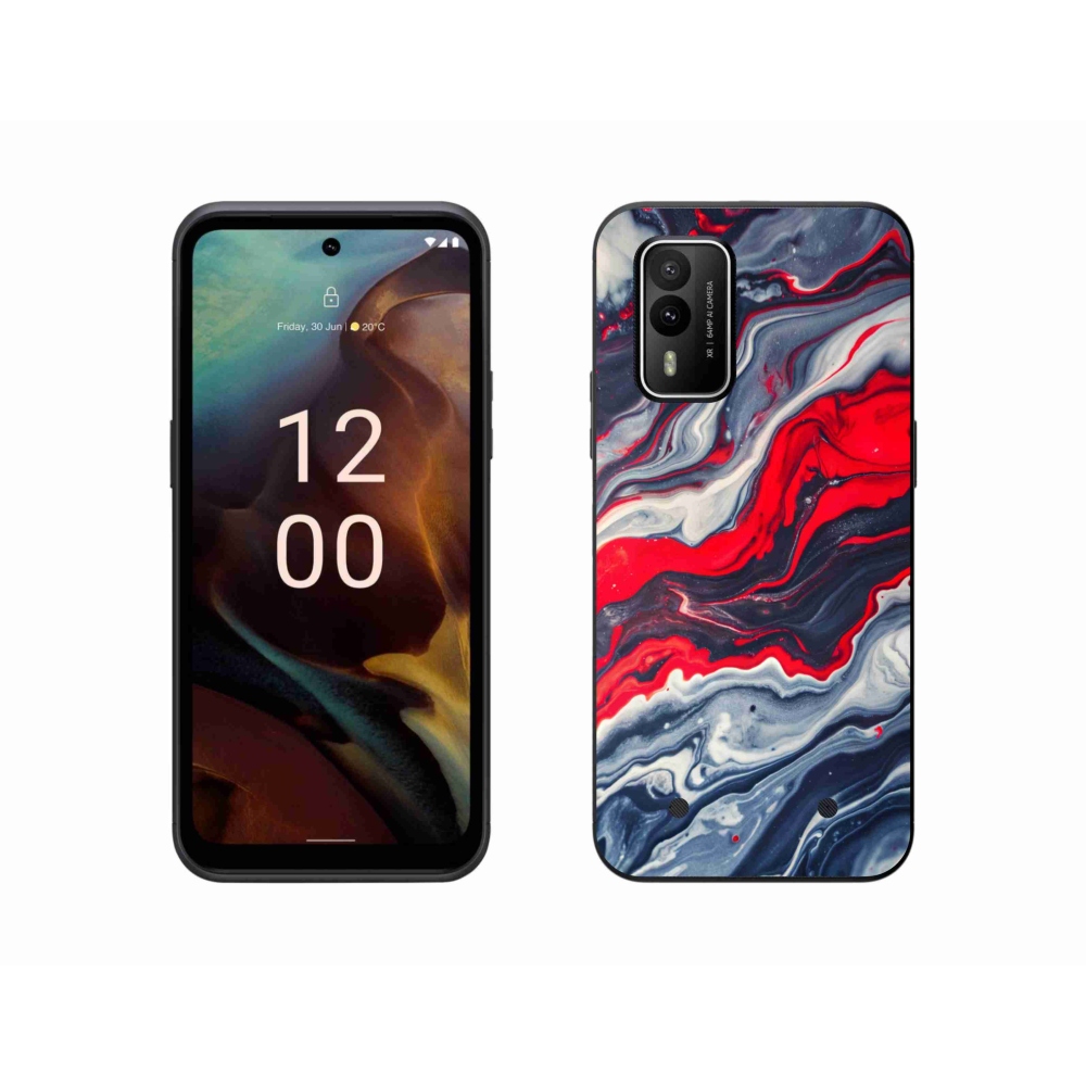 Gelový kryt mmCase na Nokia XR21 - abstraktní motiv 59