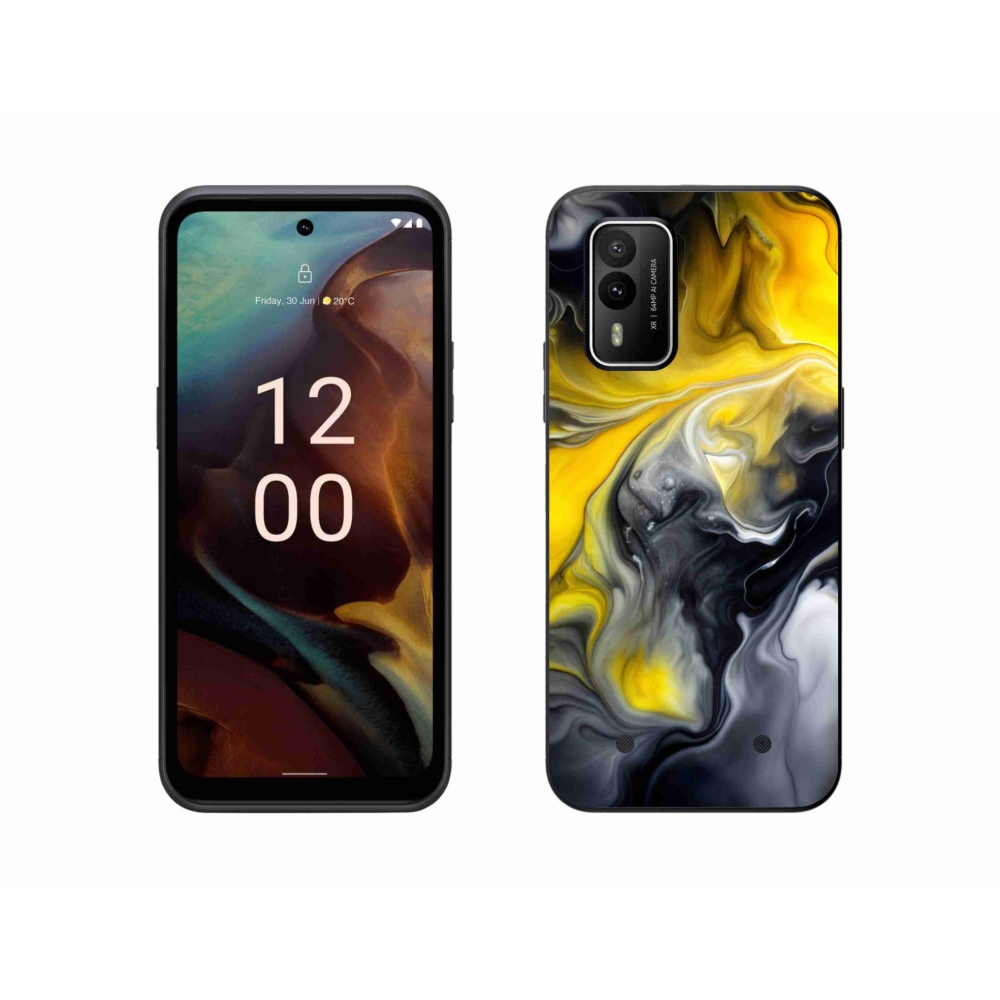 Gelový kryt mmCase na Nokia XR21 - abstraktní motiv 60