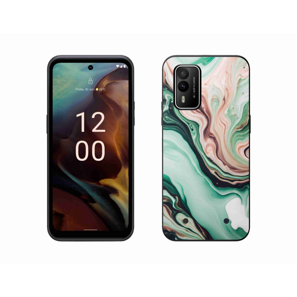 Gelový kryt mmCase na Nokia XR21 - abstraktní motiv 62