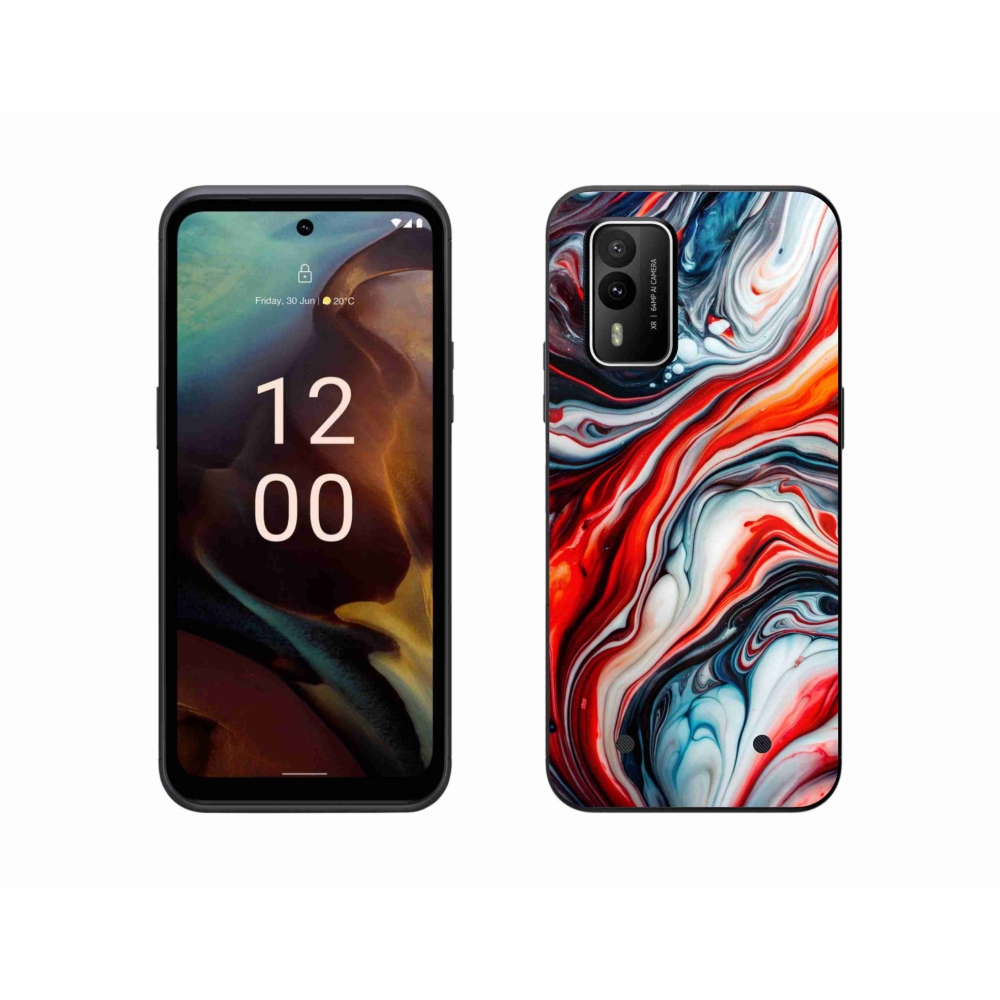Gelový kryt mmCase na Nokia XR21 - abstraktní motiv 63
