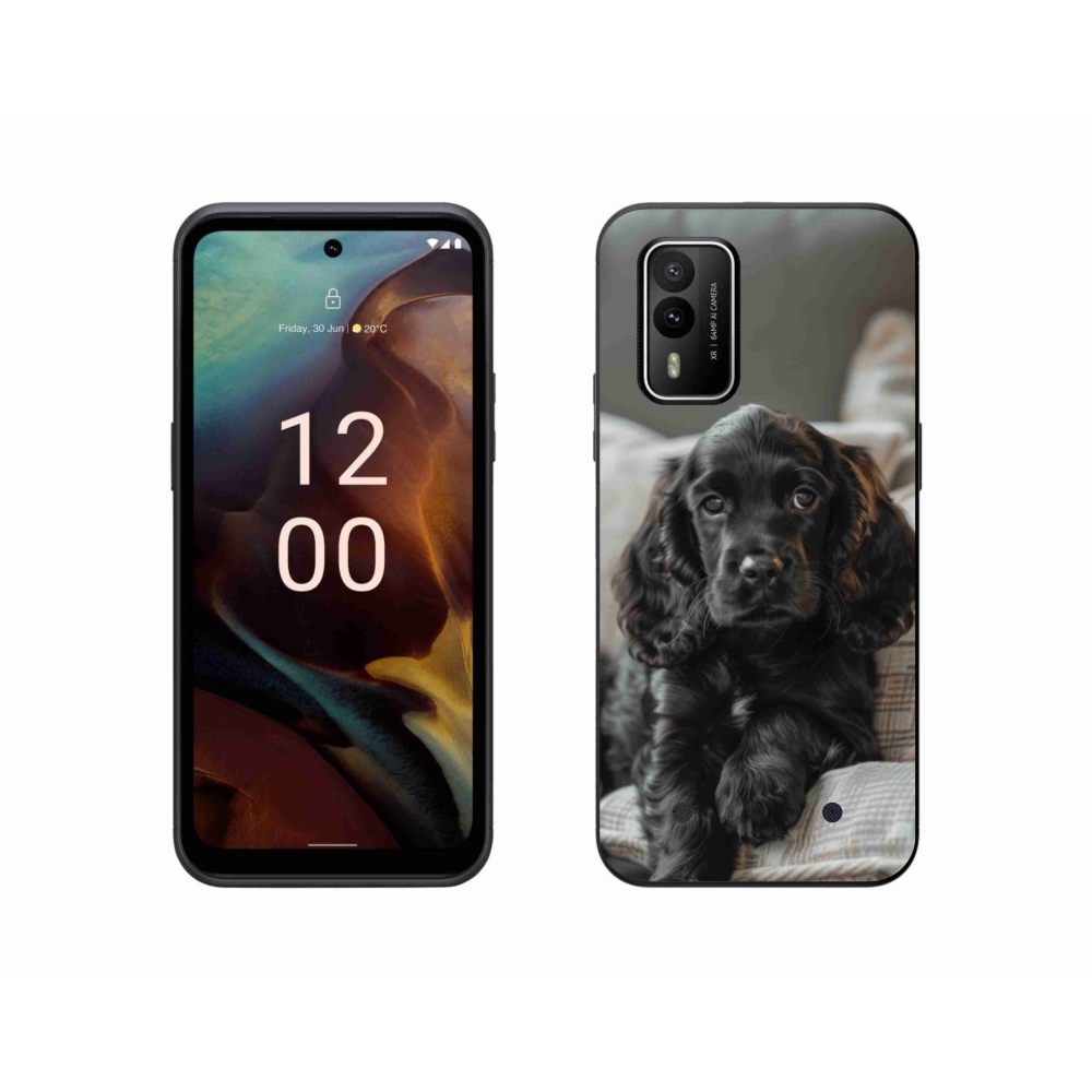 Gelový kryt mmCase na Nokia XR21 - anglický kokršpaněl
