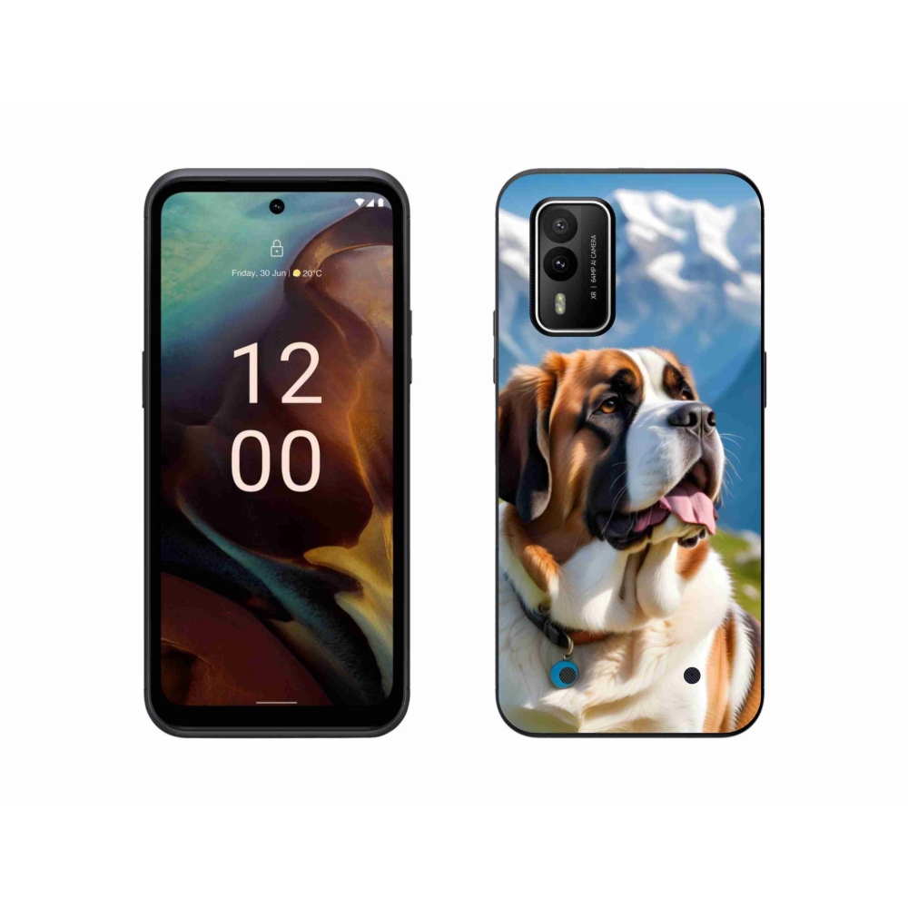 Gelový kryt mmCase na Nokia XR21 - bernardýn