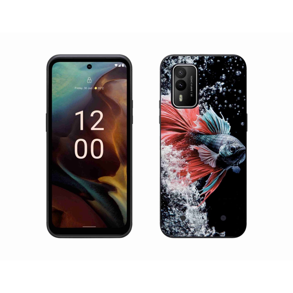 Gelový kryt mmCase na Nokia XR21 - bojovnice pestrá