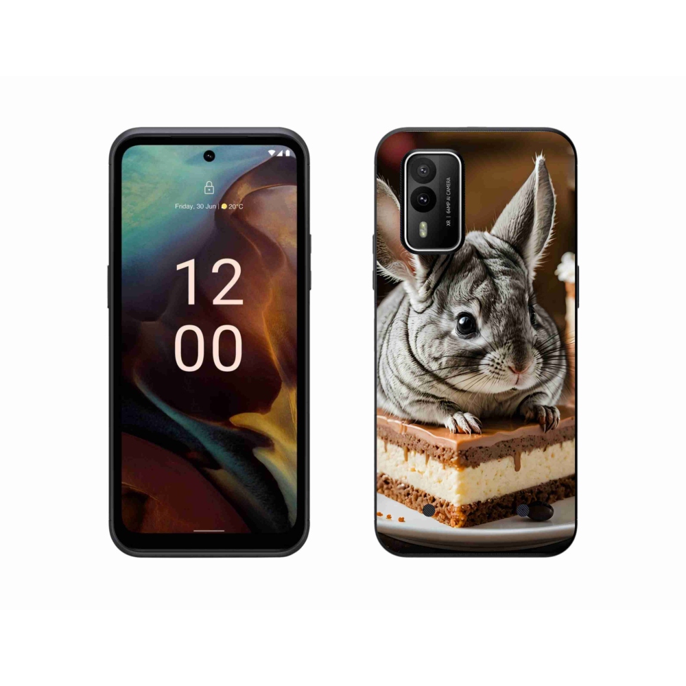 Gelový kryt mmCase na Nokia XR21 - činčila