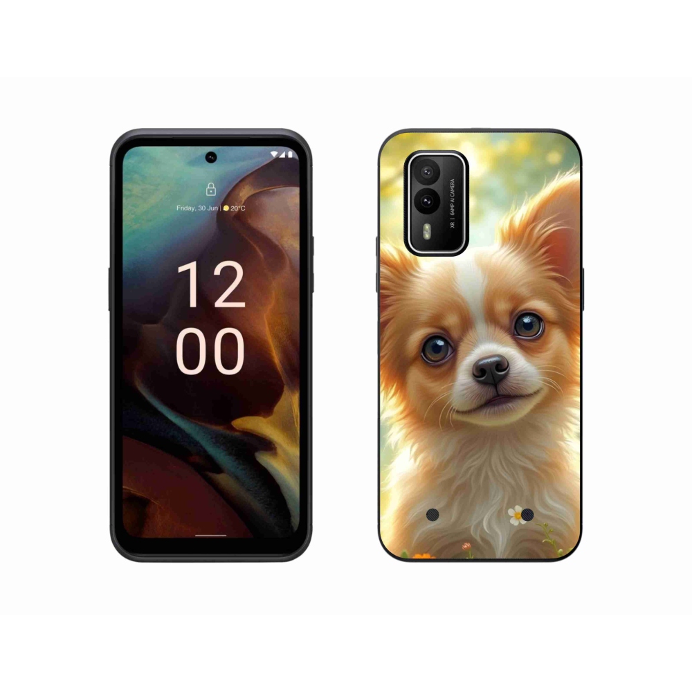 Gelový kryt mmCase na Nokia XR21 - čivava 5