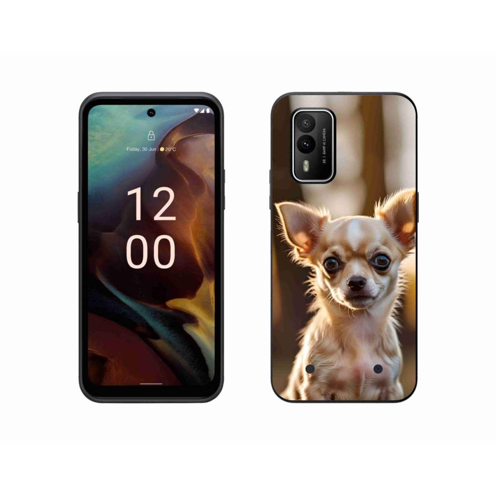 Gelový kryt mmCase na Nokia XR21 - čivava 6