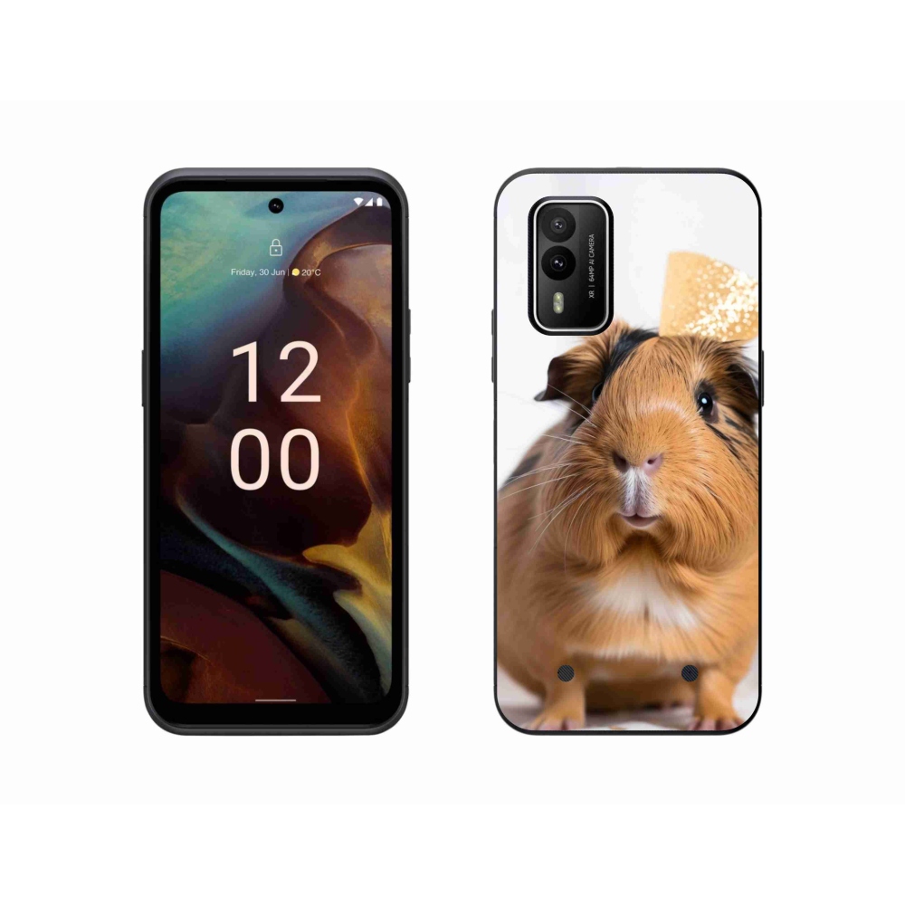 Gelový kryt mmCase na Nokia XR21 - hnědé morče