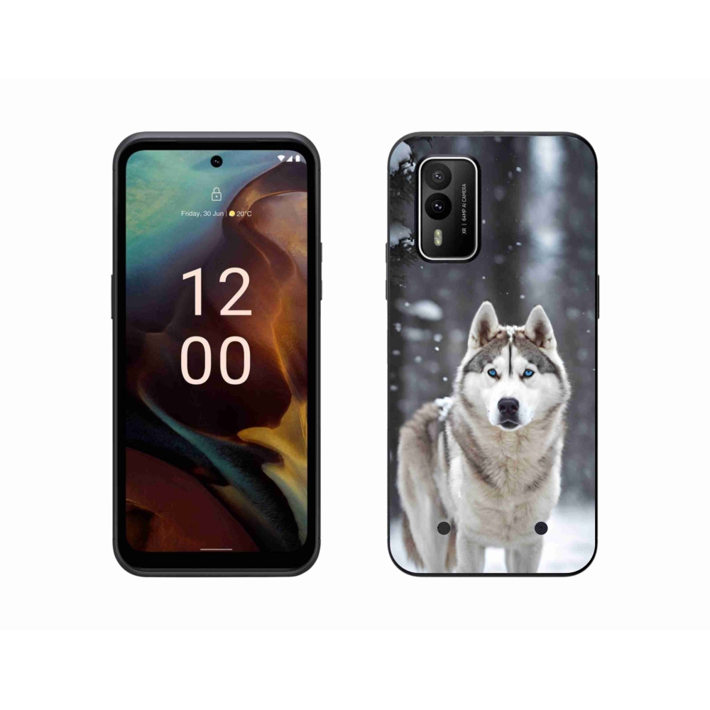 Gelový kryt mmCase na Nokia XR21 - husky 2