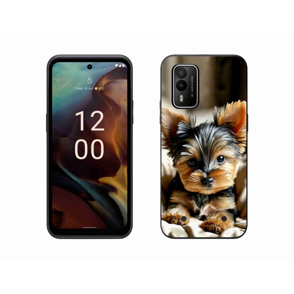 Gelový kryt mmCase na Nokia XR21 - jorkšír 11