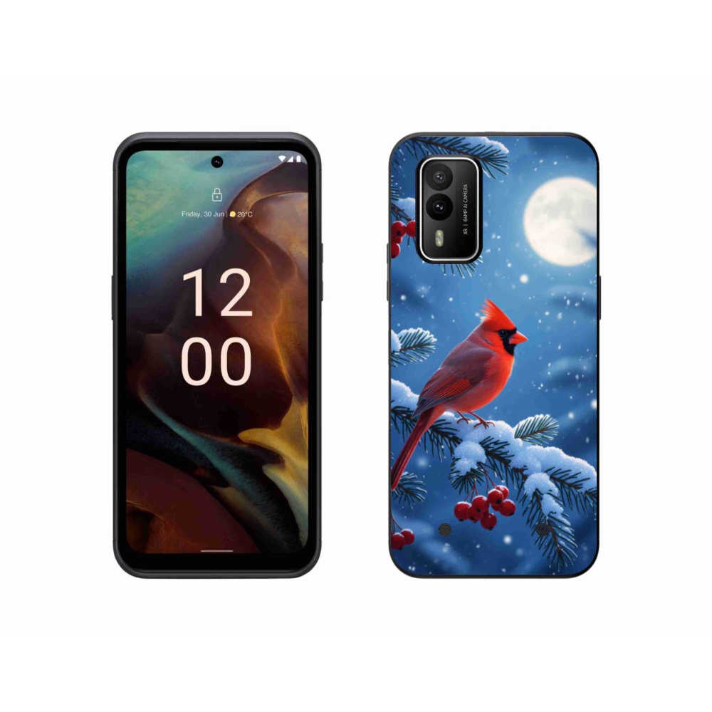 Gelový kryt mmCase na Nokia XR21 - kardinál červený