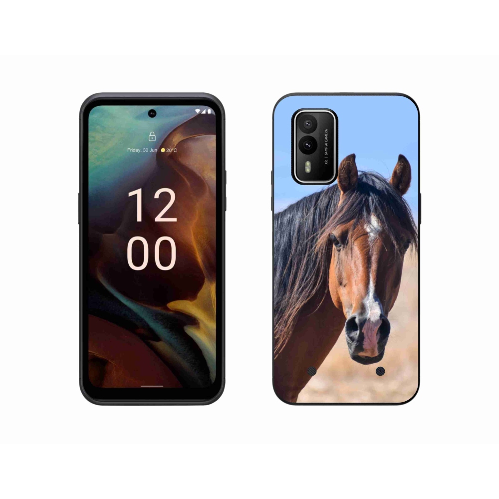 Gelový kryt mmCase na Nokia XR21 - klidný kůň
