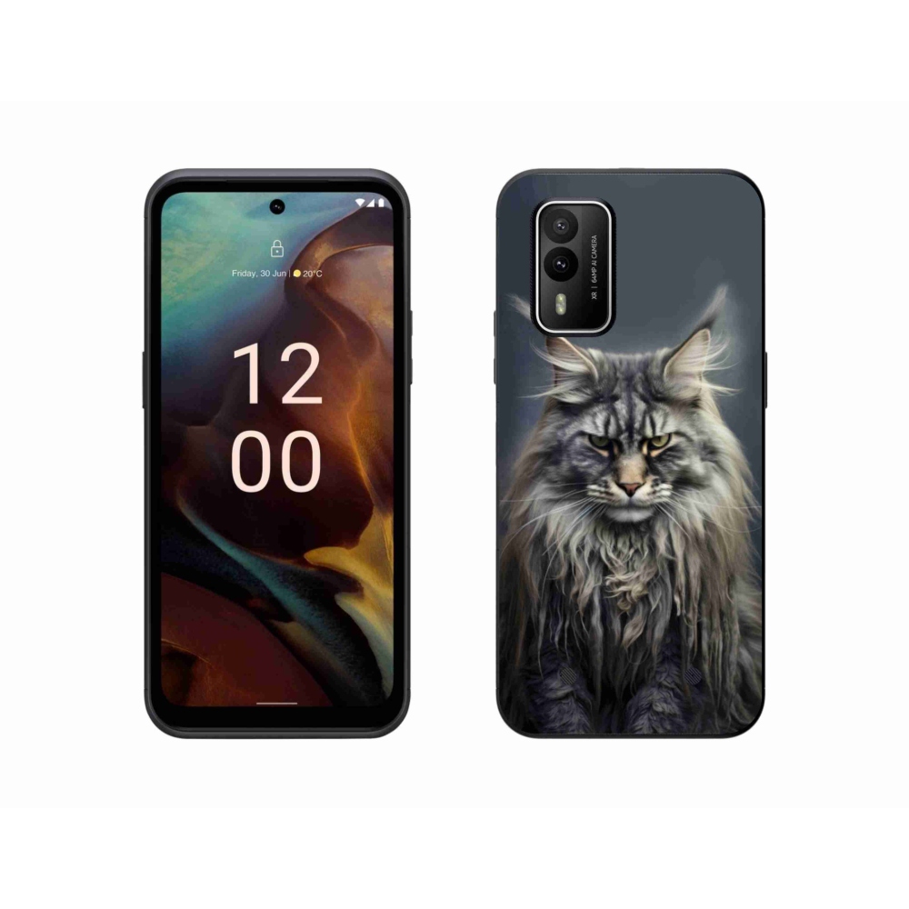 Gelový kryt mmCase na Nokia XR21 - kočíčí pohled 4