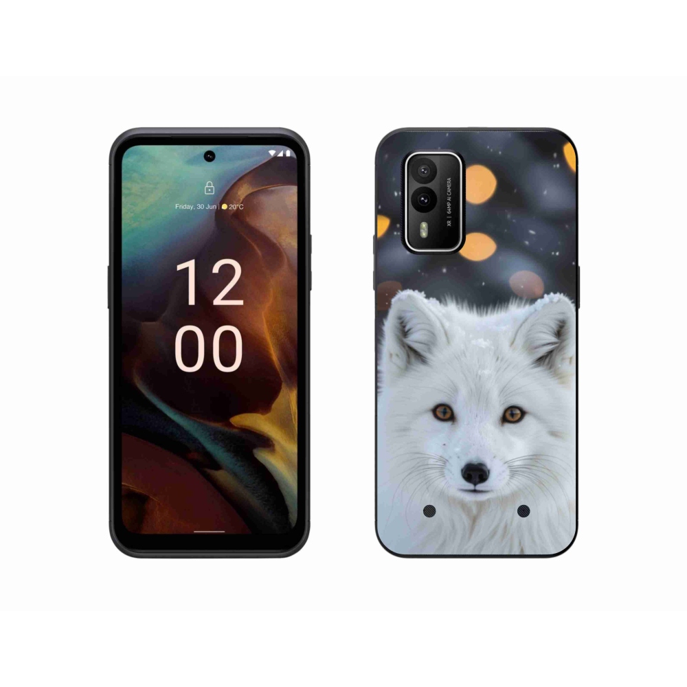 Gelový kryt mmCase na Nokia XR21 - liška polární