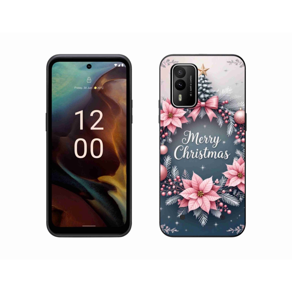 Gelový kryt mmCase na Nokia XR21 - merry christmas