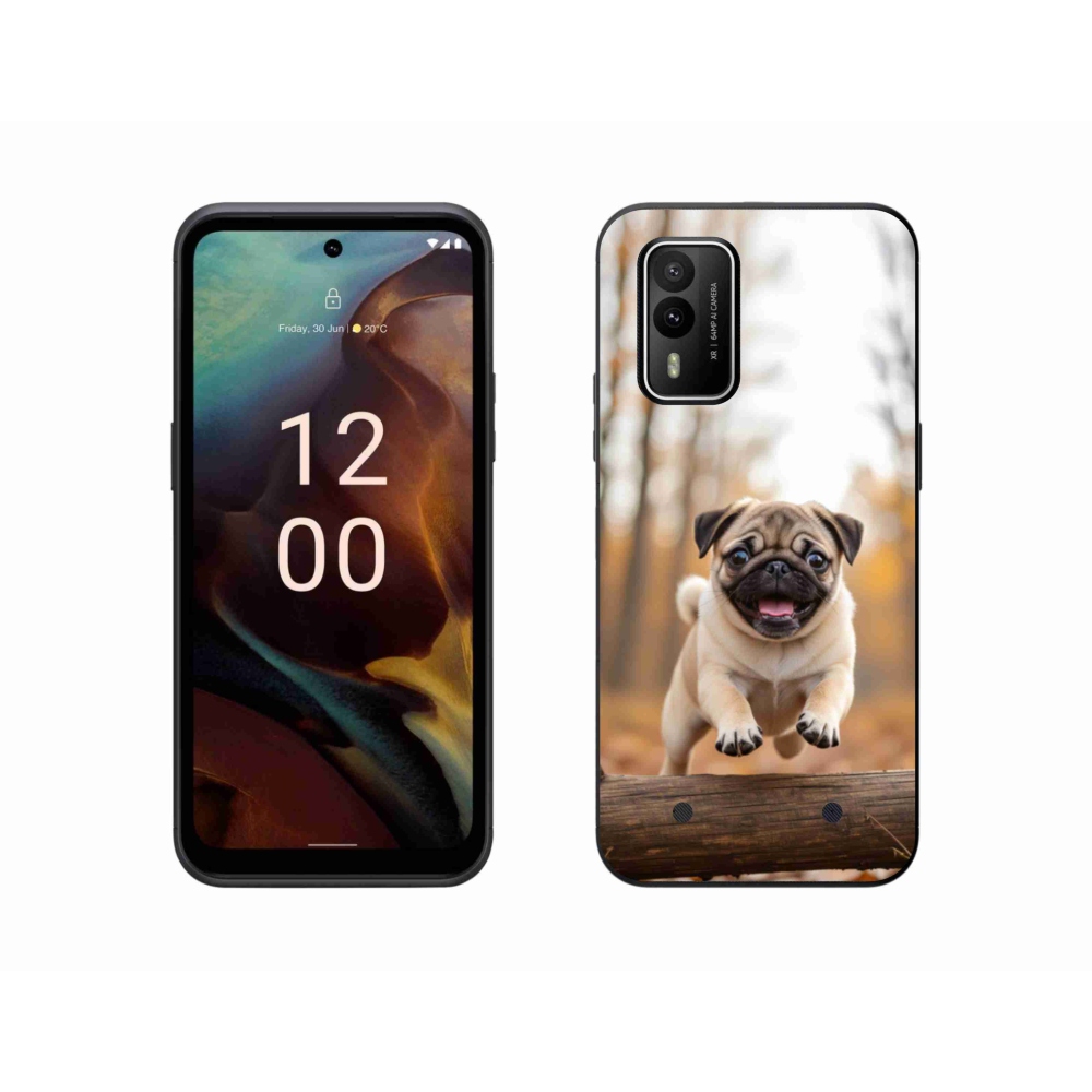 Gelový kryt mmCase na Nokia XR21 - mops 2