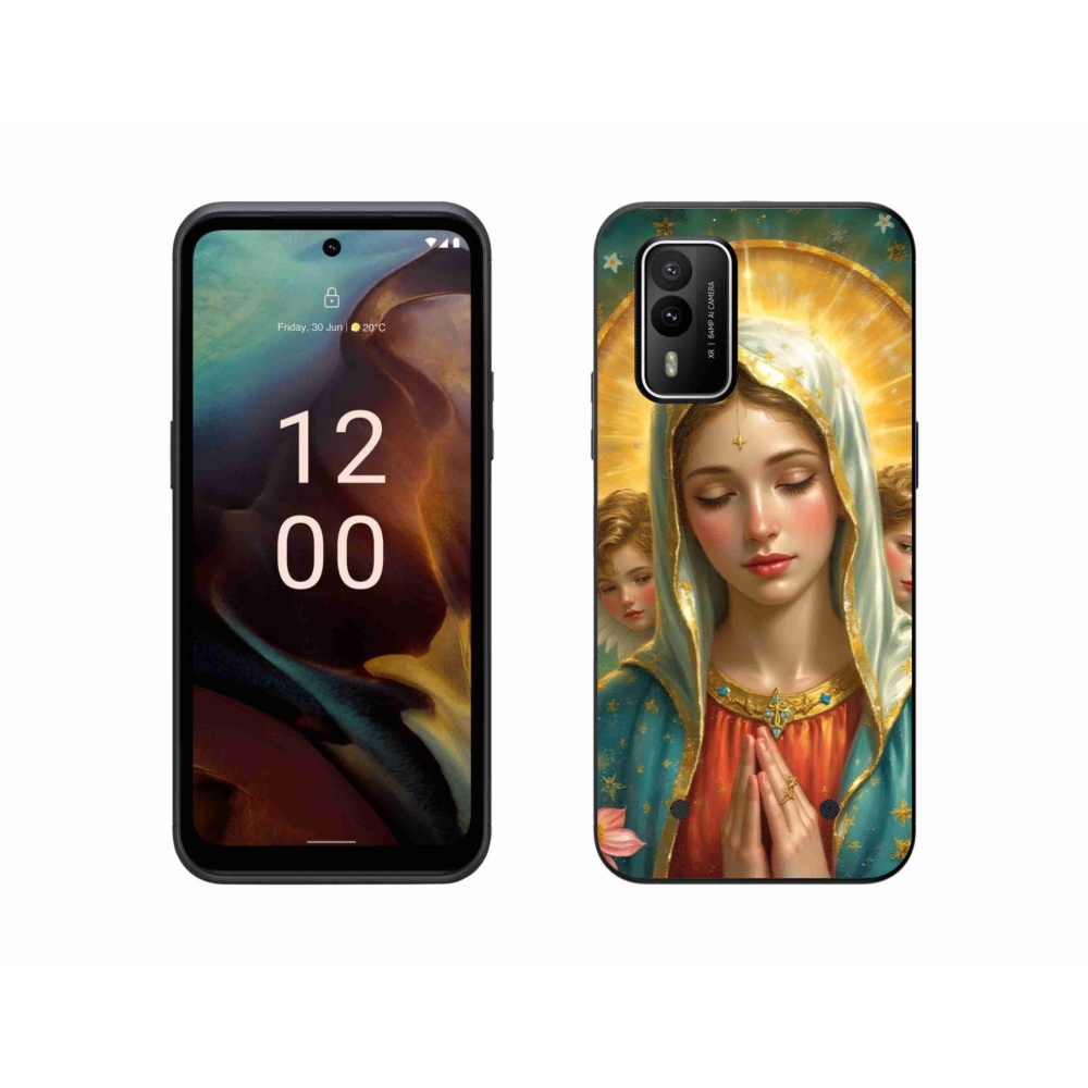 Gelový kryt mmCase na Nokia XR21 - náboženský motiv 3
