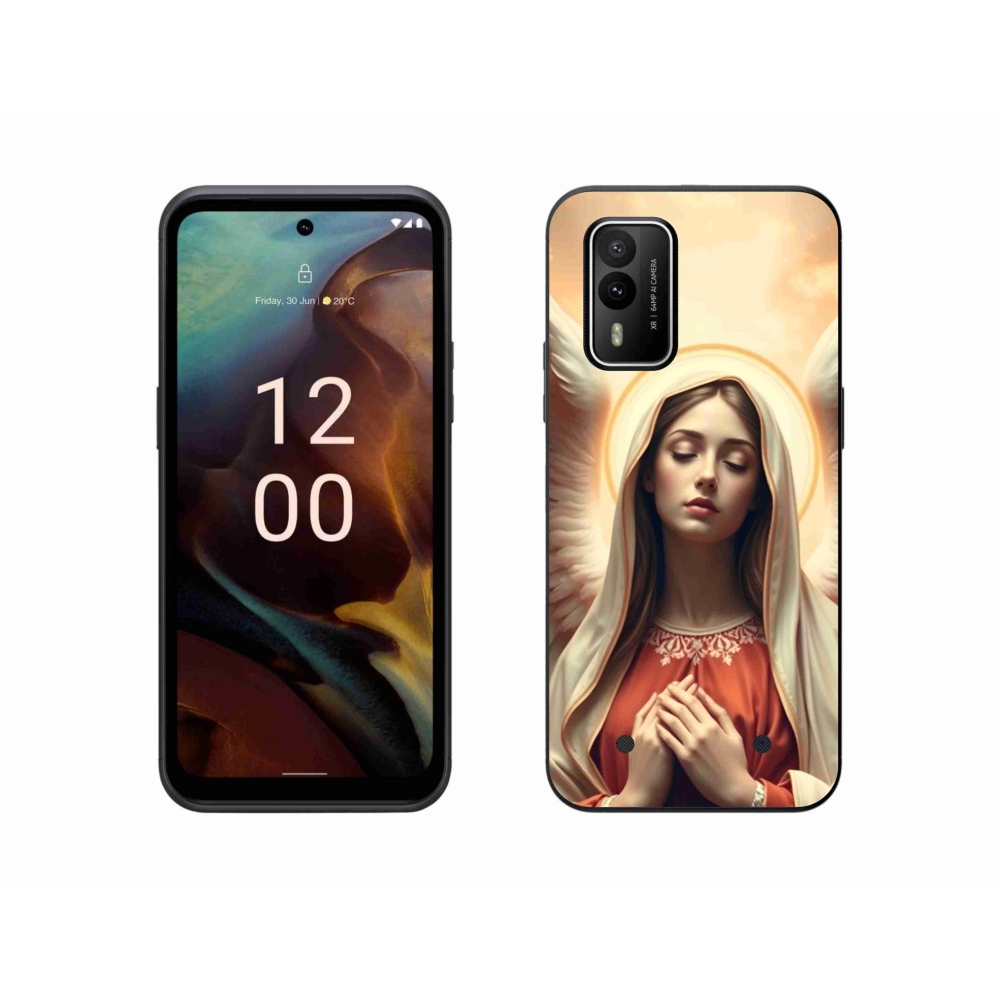 Gelový kryt mmCase na Nokia XR21 - náboženský motiv