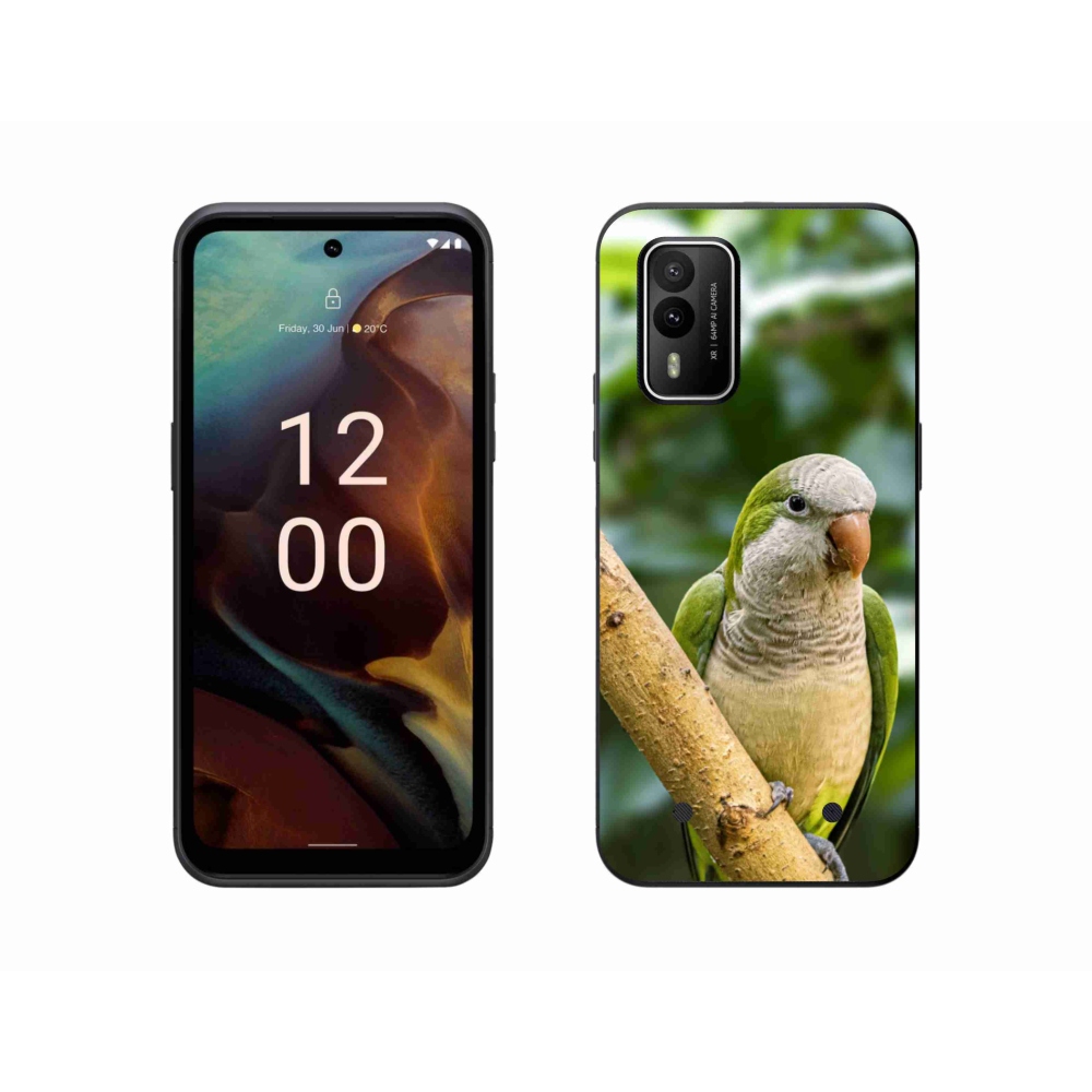 Gelový kryt mmCase na Nokia XR21 - papoušek mníšek