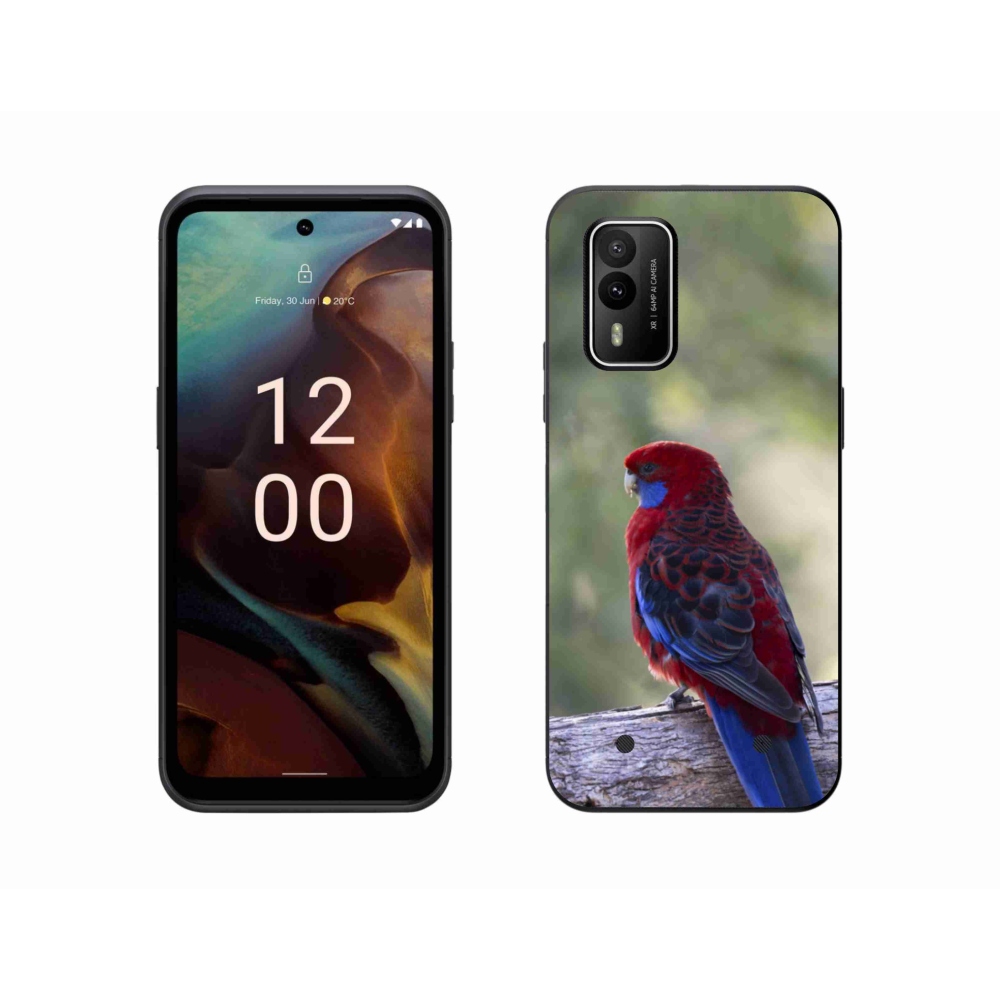 Gelový kryt mmCase na Nokia XR21 - papoušek rosela