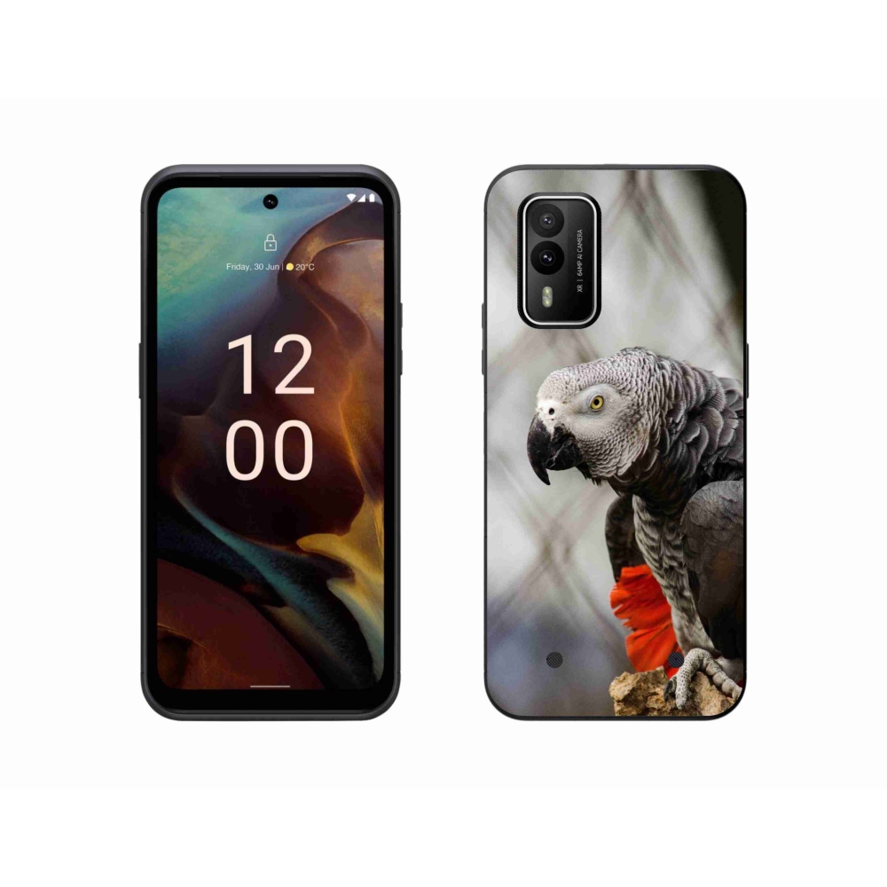 Gelový kryt mmCase na Nokia XR21 - papoušek žako 3