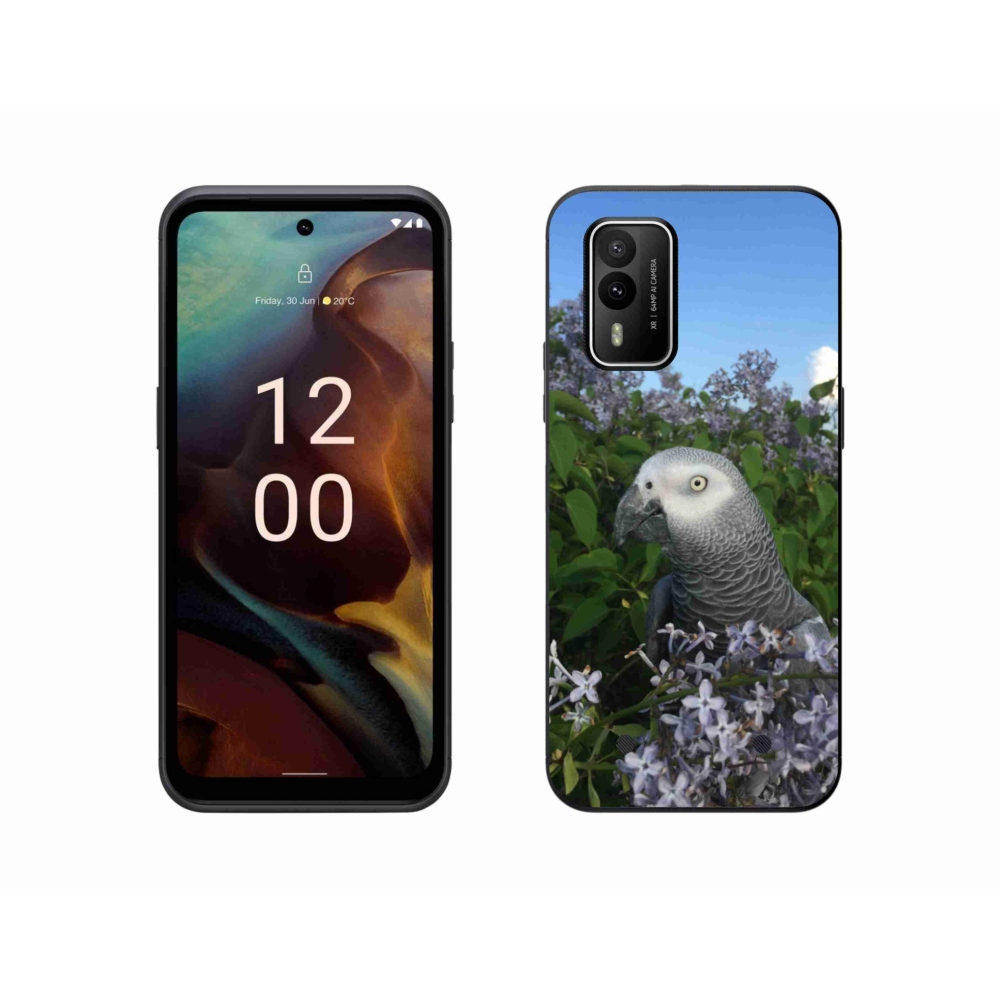 Gelový kryt mmCase na Nokia XR21 - papoušek žako