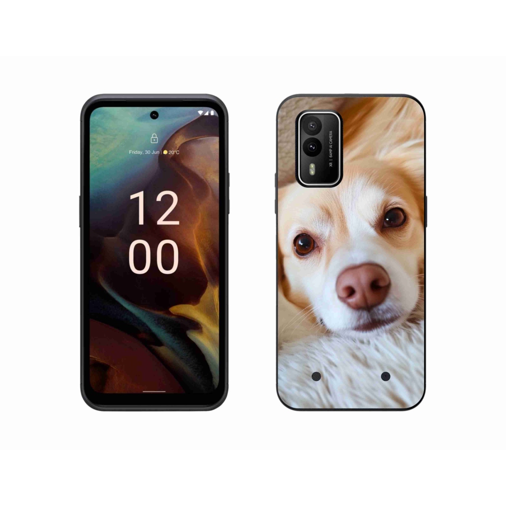 Gelový kryt mmCase na Nokia XR21 - Roztomilá čivava