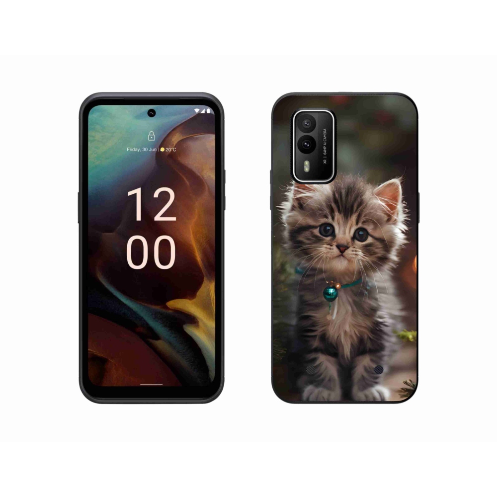 Gelový kryt mmCase na Nokia XR21 - roztomilé kotě 11