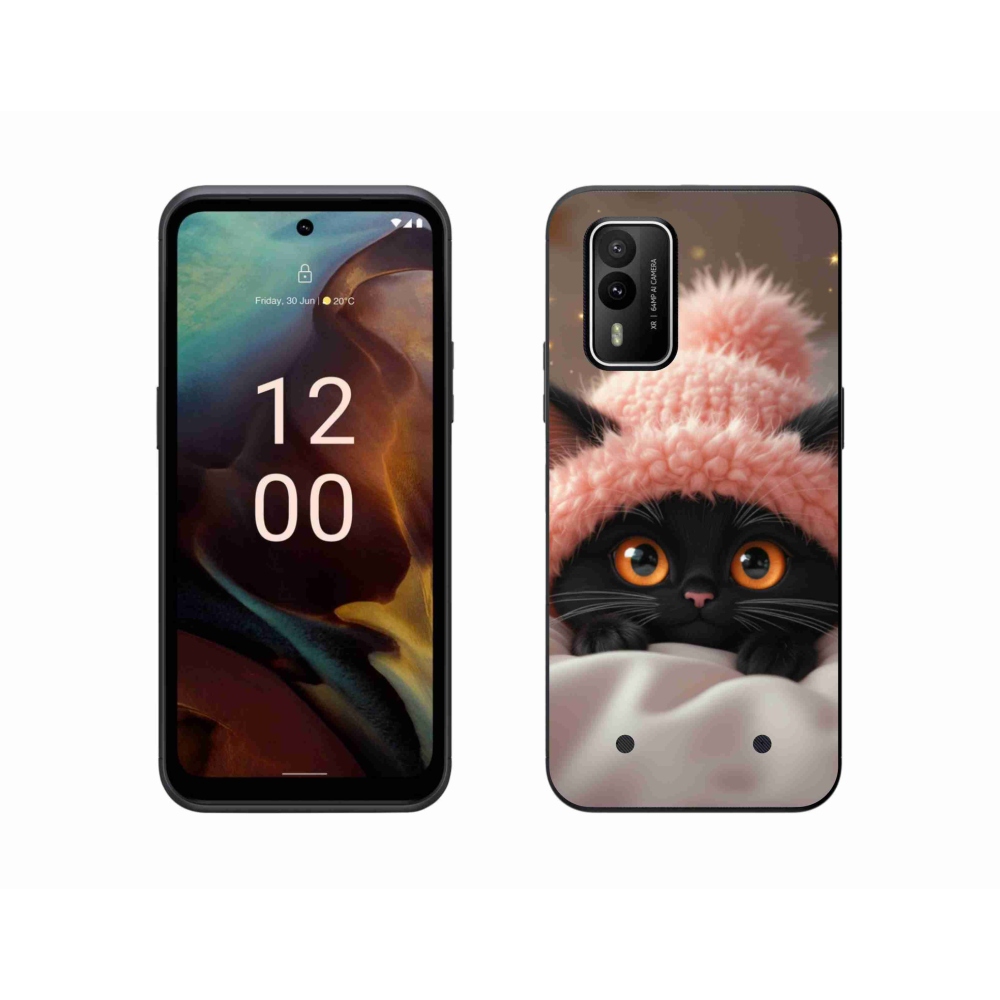 Gelový kryt mmCase na Nokia XR21 - roztomilé kotě 7