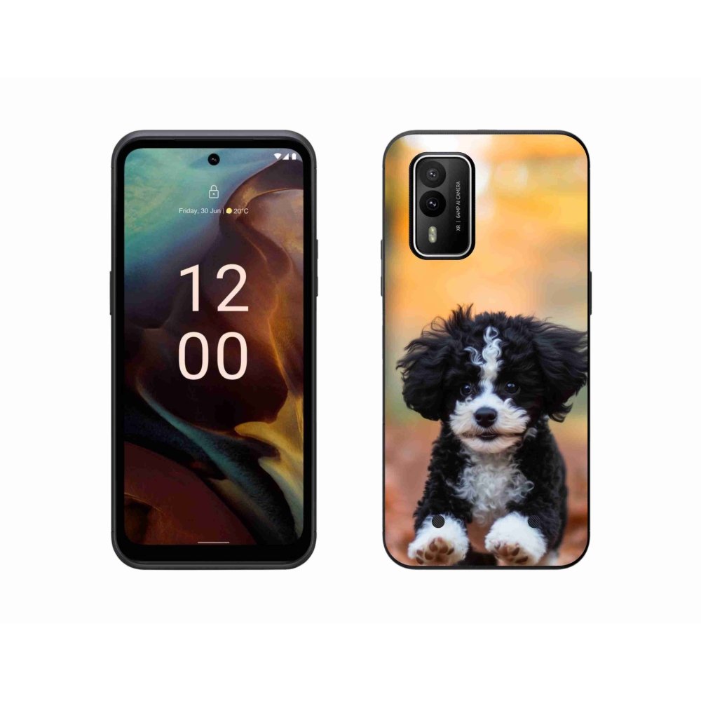 Gelový kryt mmCase na Nokia XR21 - roztomilé štěně 2