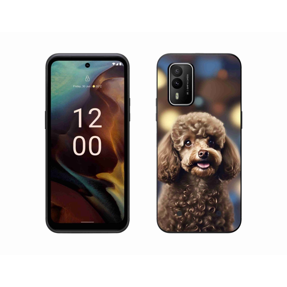 Gelový kryt mmCase na Nokia XR21 - roztomilý pudl