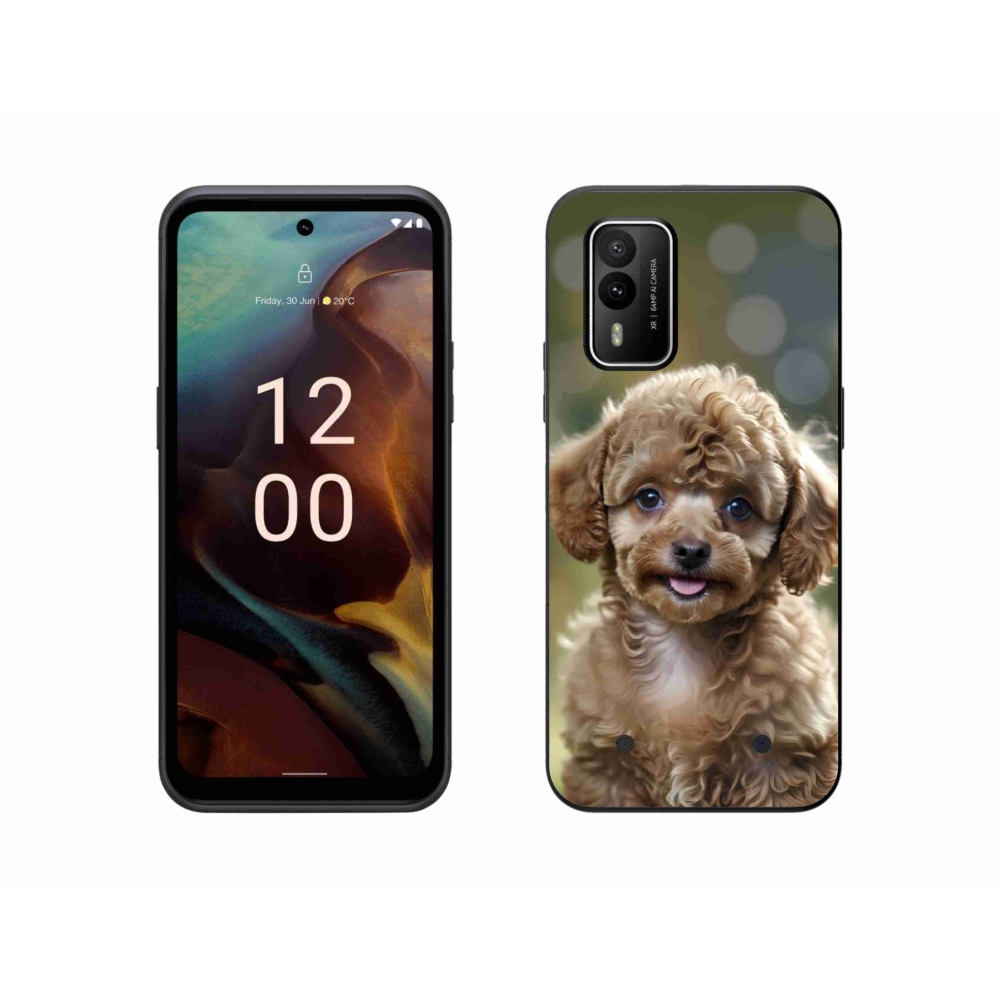 Gelový kryt mmCase na Nokia XR21 - roztomilý pudl