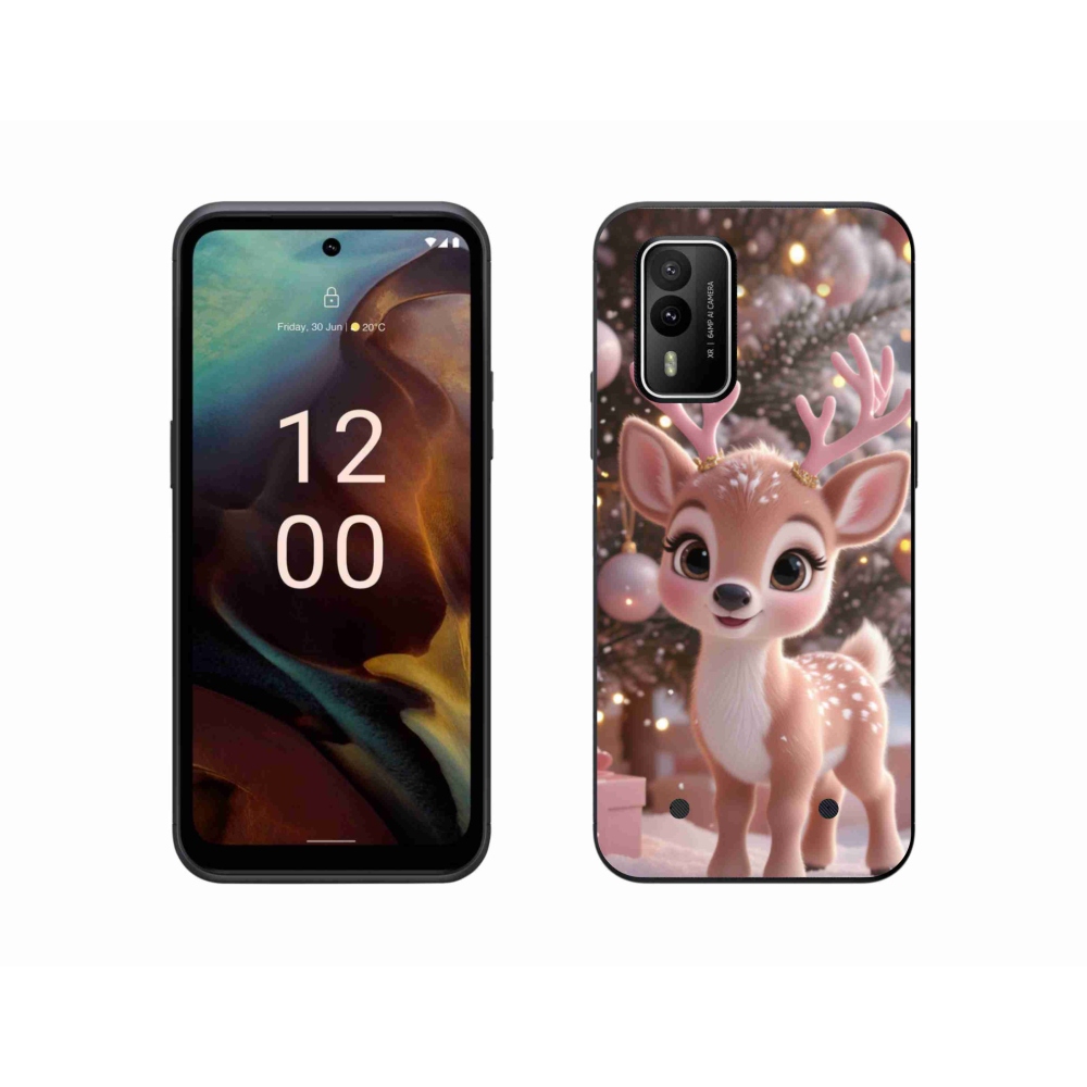 Gelový kryt mmCase na Nokia XR21 - roztomilý sob