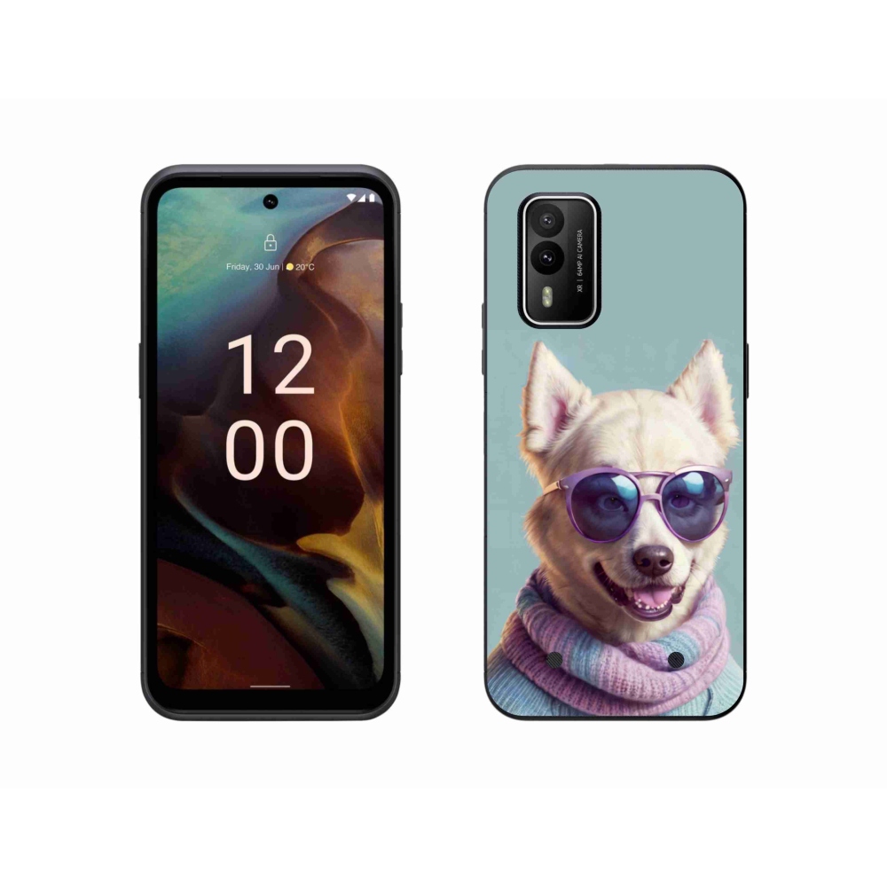 Gelový kryt mmCase na Nokia XR21 - stylový německý špic