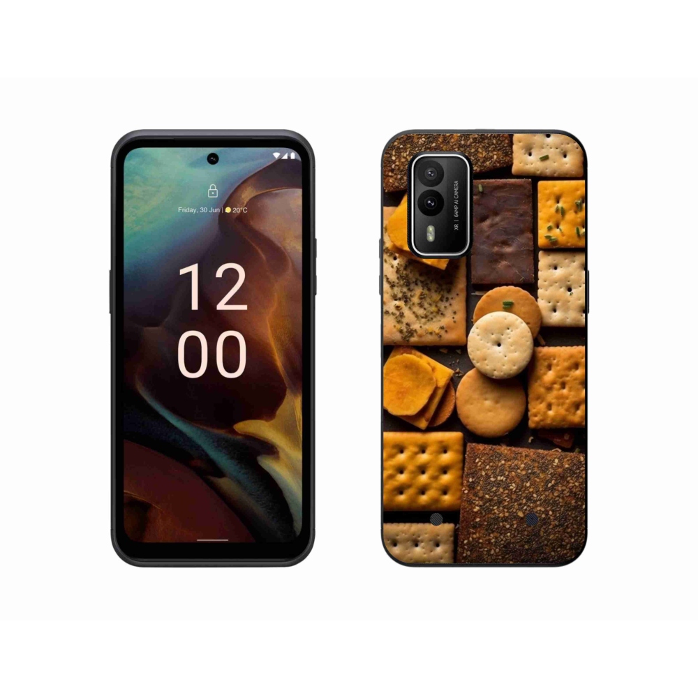 Gelový kryt mmCase na Nokia XR21 - sušenky