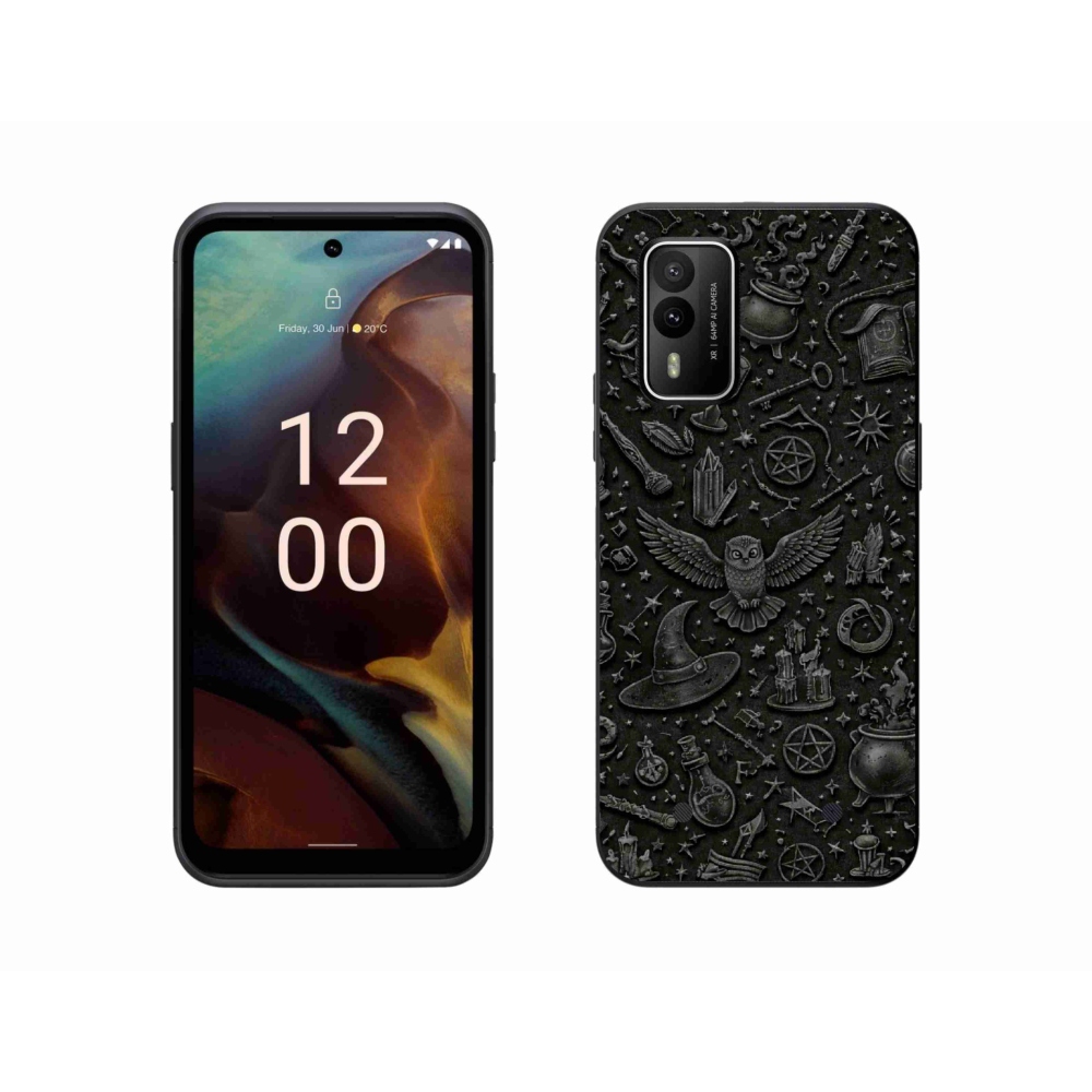 Gelový kryt mmCase na Nokia XR21 - tmavý magický svět