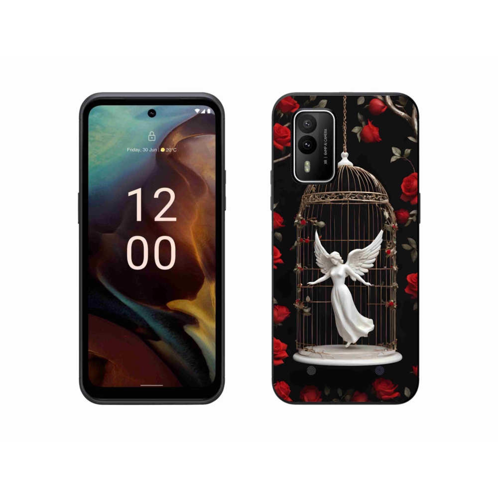 Gelový kryt mmCase na Nokia XR21 - uvězněný anděl