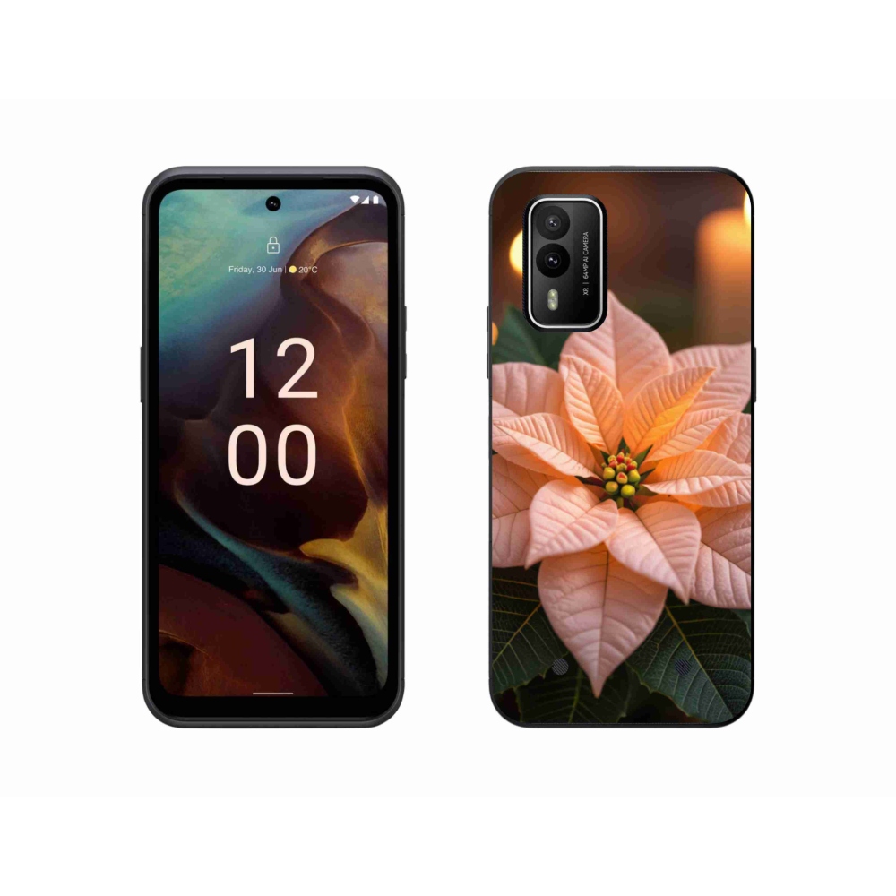 Gelový kryt mmCase na Nokia XR21 - vánoční hvězda