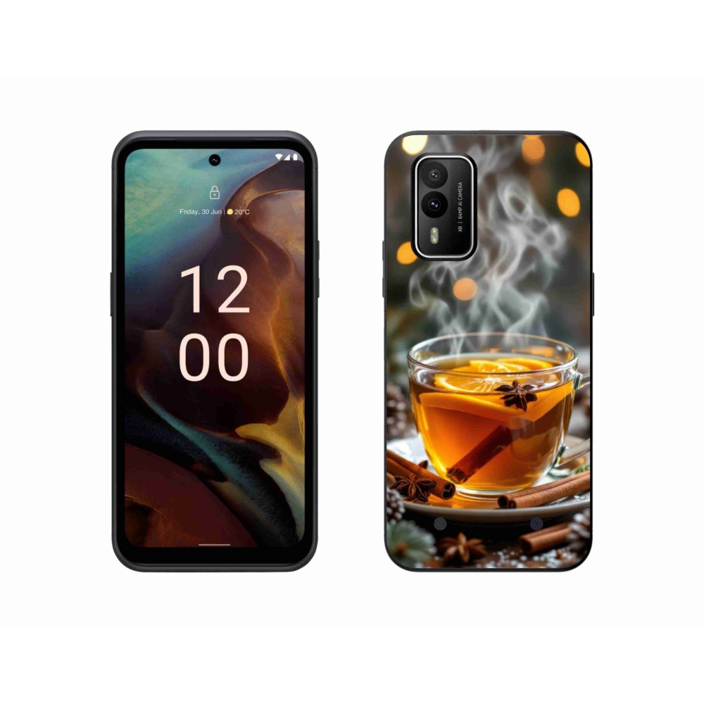 Gelový kryt mmCase na Nokia XR21 - vánoční punč