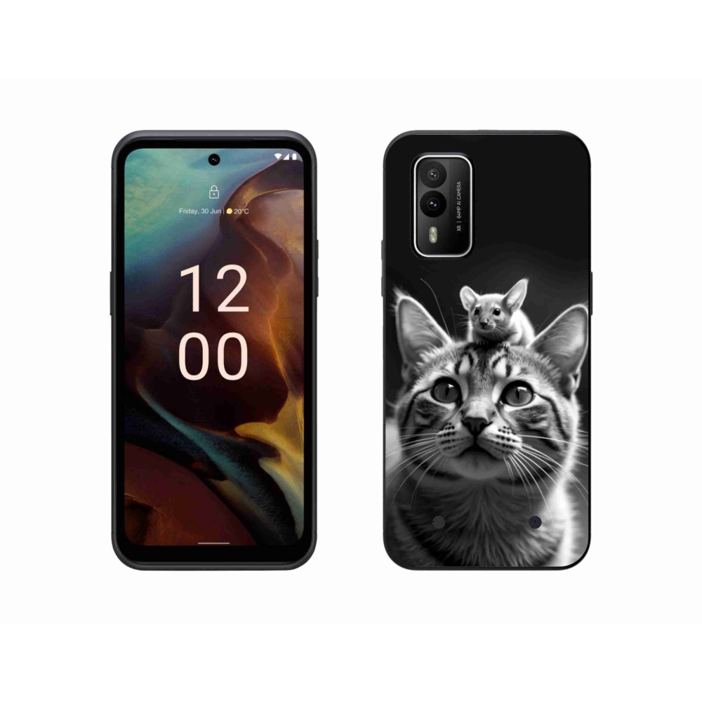 Gelový kryt mmCase na Nokia XR21 - zvířecí přátelství 2