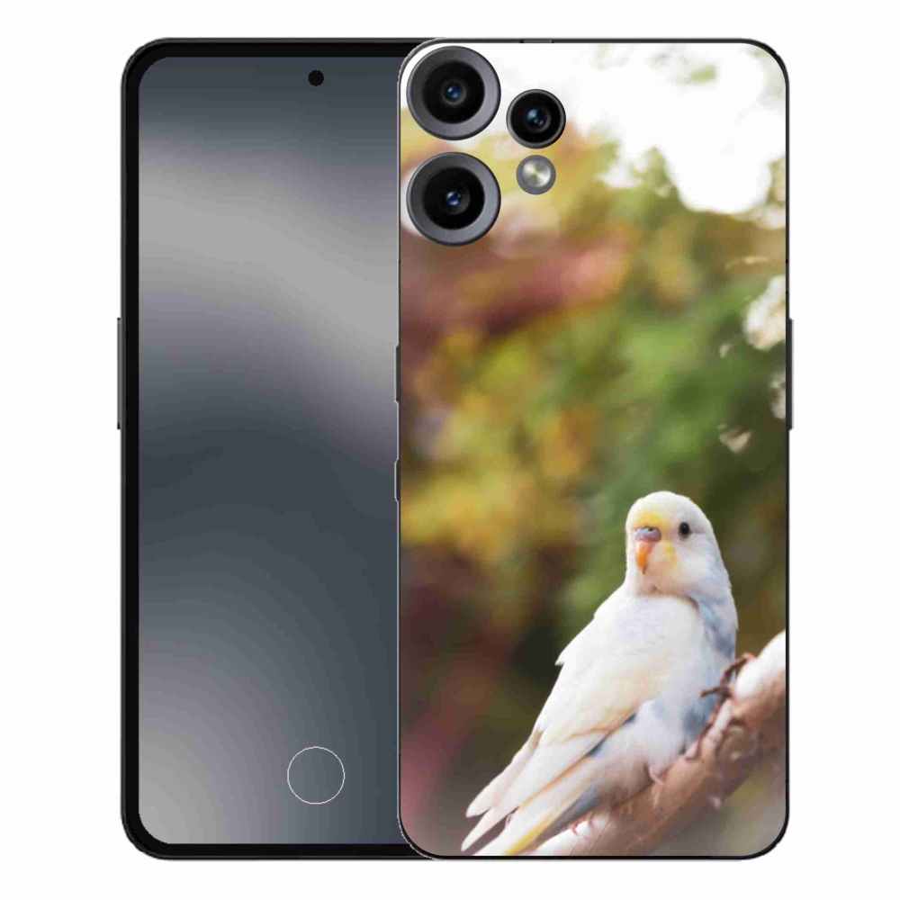 Gelový kryt mmCase na Nothing CMF Phone 2 Pro - andulka bílá