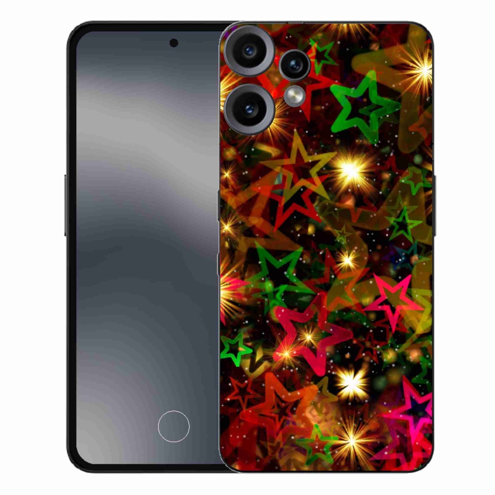 Gelový kryt mmCase na Nothing CMF Phone 2 Pro - barevné hvězdičky