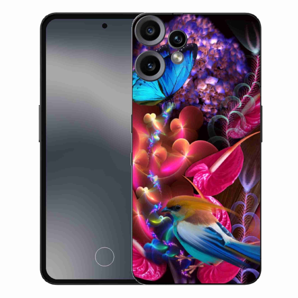 Gelový kryt mmCase na Nothing CMF Phone 2 Pro - barevné květiny