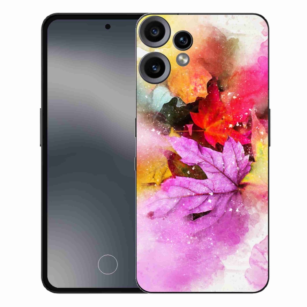 Gelový kryt mmCase na Nothing CMF Phone 2 Pro - barevné listy