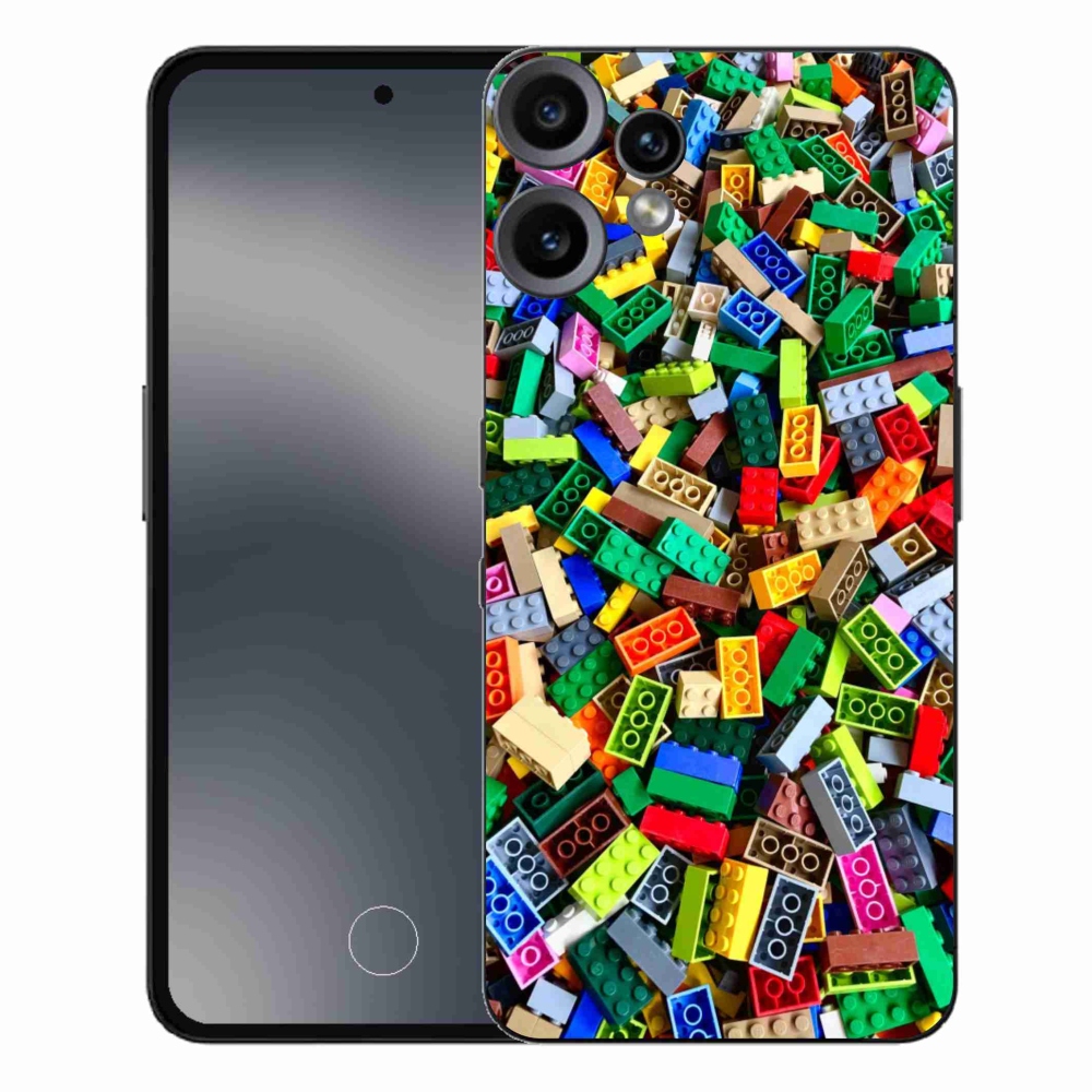 Gelový kryt mmCase na Nothing CMF Phone 2 Pro - barevné stavební kostky