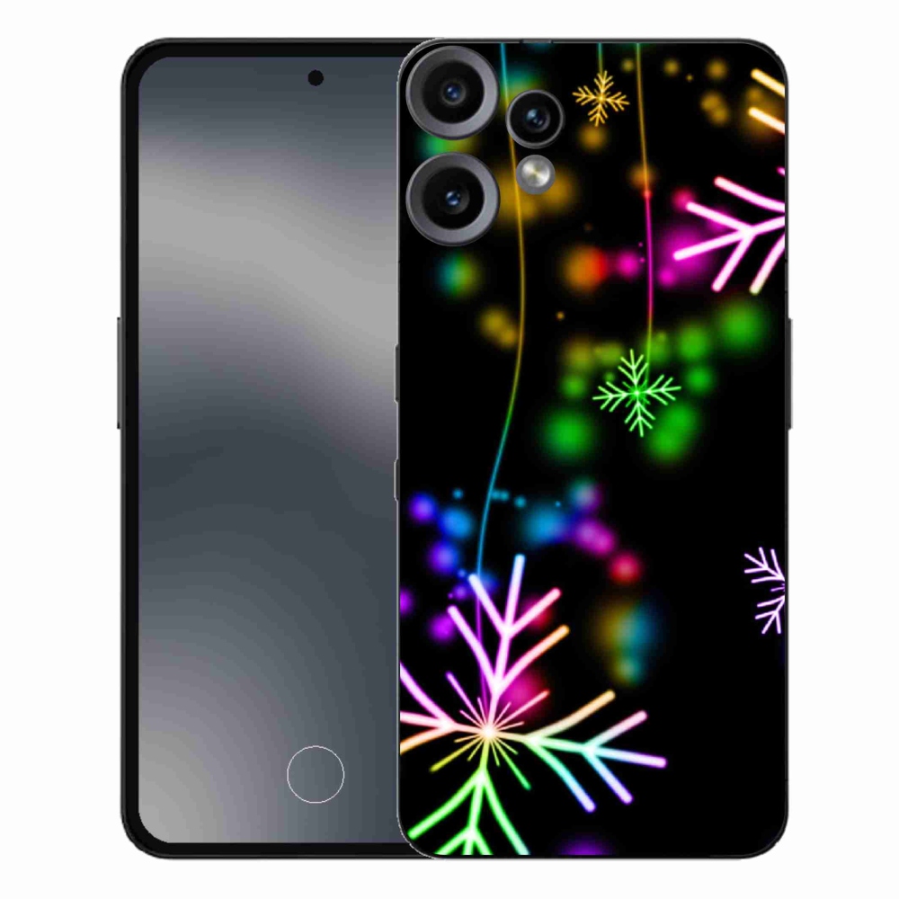 Gelový kryt mmCase na Nothing CMF Phone 2 Pro - barevné vločky