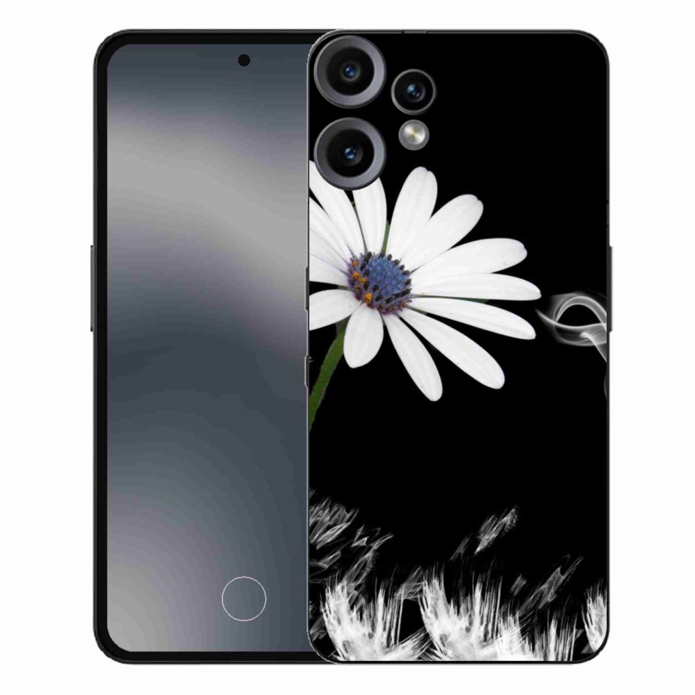 Gelový kryt mmCase na Nothing CMF Phone 2 Pro - bílá květina