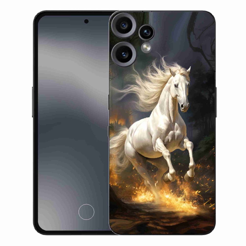 Gelový kryt mmCase na Nothing CMF Phone 2 Pro - bílý kůň 2