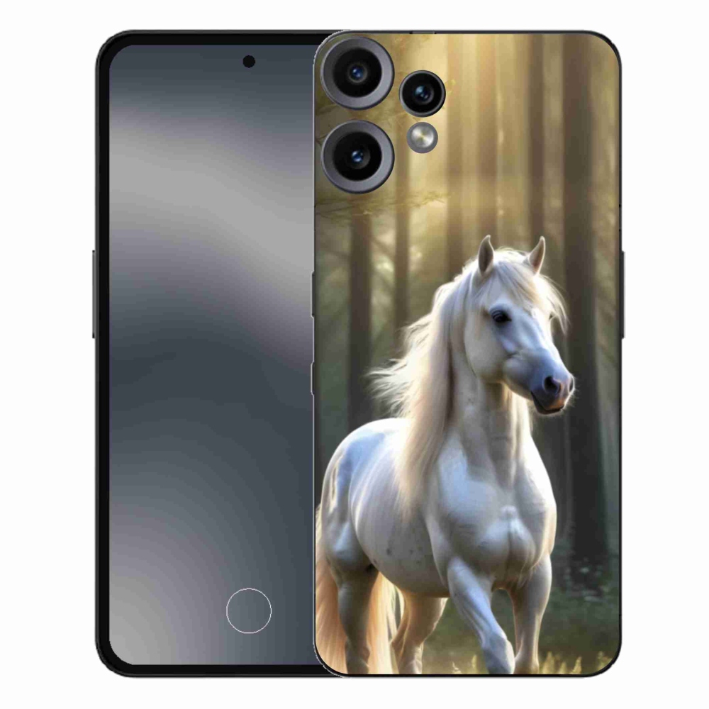 Gelový kryt mmCase na Nothing CMF Phone 2 Pro - bílý kůň 3